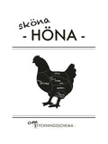 Poster: Sköna höna, by Ateljé Spektrum - Linn Köpsell