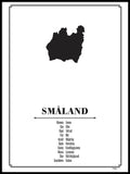 Poster: Småland, by Caro-lines