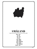 Poster: Småland, by Caro-lines