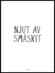 Poster: Småskit, by Fröken Disa