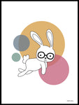 Poster: Space Rabbits: Castor, by Christina Heitmann