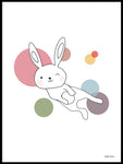 Poster: Space Rabbits: Selena, by Christina Heitmann