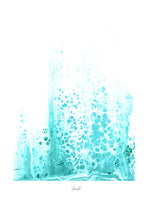 Poster: Sparkling Blue, by Ekkoform illustrations