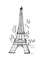 Poster: Spring in Paris, by Elina Dahl