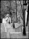 Poster: Stairs in Montmartre, by Magdalena Martin Photography