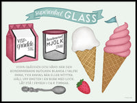 Poster: Super Simple ice cream, by Tovelisa