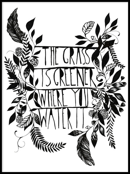 Poster: The Grass, by Sofie Rolfsdotter