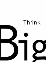 Poster: Think big, by Anna Mendivil / Gypsysoul