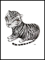 Poster: Tiger, by Tvinkla
