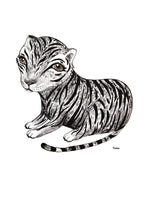 Poster: Tiger, by Tvinkla