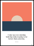 Poster: Today is better than yesterday, by Tim Hansson