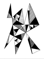 Poster: Triangles, by Discontinued products