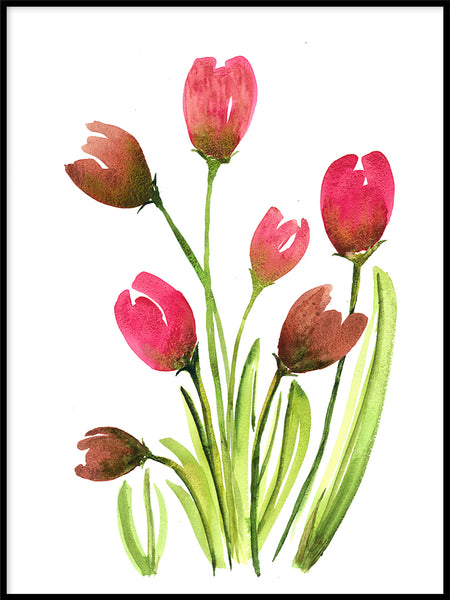 Poster: Tulips I, by Annas Design & Illustration