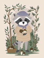Poster: Raccoon, by Discontinued products
