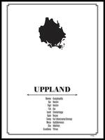 Poster: Uppland, by Caro-lines