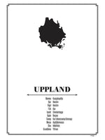 Poster: Uppland, by Caro-lines
