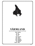 Poster: Värmland, by Caro-lines