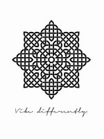 Poster: Vibe Differently, black, by Anna Mendivil / Gypsysoul