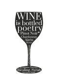 Poster: Glass of wine, by GaboDesign