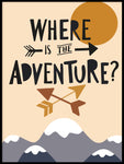 Poster: Where is the Adventure, by EMELIEmaria