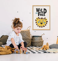 Poster: Wild and free, by Discontinued products