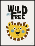 Poster: Wild and free, by Discontinued products
