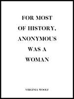 Poster: Woolf, Anonymous, by Discontinued products
