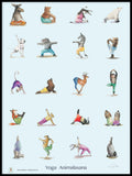 Poster: Yoga Animalsana, by Discontinued products