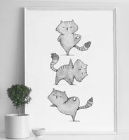 Poster: Yoga Cats, by Discontinued products