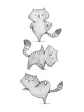 Poster: Yoga Cats, by Discontinued products