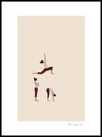 Poster: Yoginis 1, by Miss Papperista