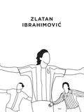 Poster: Zlatan Ibrahimovic Celebrations Outline, by Tim Hansson